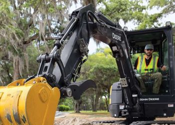 John Deere debuts two redesigned compact excavators John Deere debuts two redesigned compact excavators