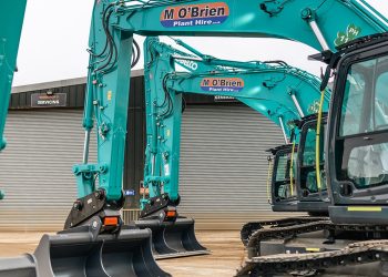 M O’Brien freshens fleet with new Kobelcos M O’Brien freshens fleet with new Kobelcos