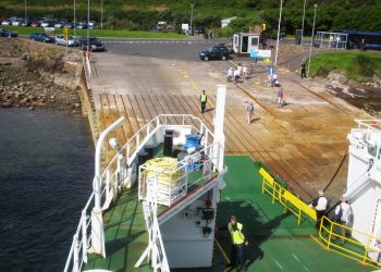 Paintings begins on Cumbrae slipway reconstruction Paintings begins on Cumbrae slipway reconstruction
