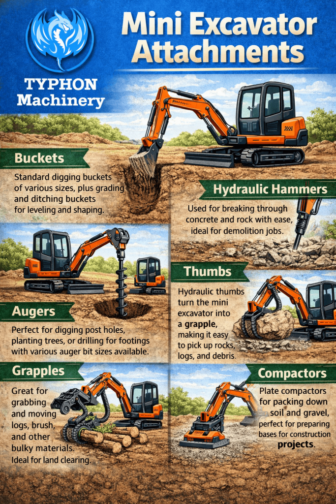Mini Excavator Attachments