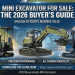 Mini Excavator for Sale: The 2026 Purchaser’s Information