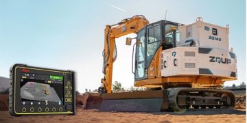 ZQuip, Leica unveil electric-converted Cat 308 excavator