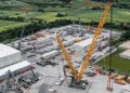 Large crawler crane heading for the United Kingdom