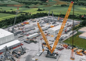 Large crawler crane heading for the United Kingdom