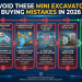 Keep away from Those Mini Excavator Purchasing Errors in 2026