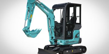 Kobelco re-launches SK17SR-3E mini excavator with new design options