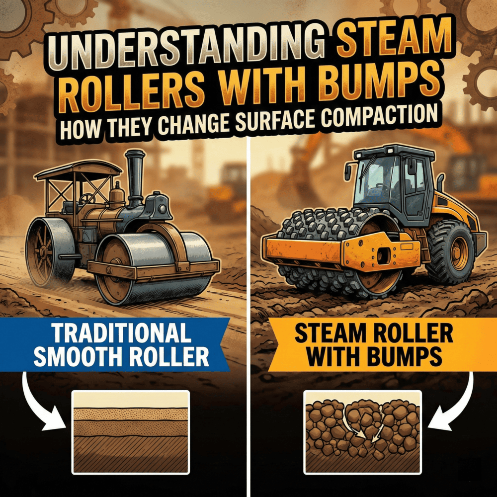 - Machinery Asia Steam Rollers with Bumps