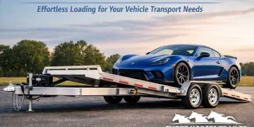 Tilt Mattress Aluminum Automobile Trailer Defined for Actual International Automobile Hauling