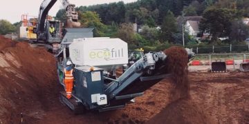 Area-builder converts soil to mixture