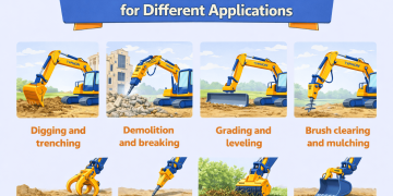 Mini Excavator Attachments for Other Packages