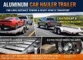 Aluminum Automobile Hauler Trailer for Lengthy Distance Towing and Heavy Automobile Delivery