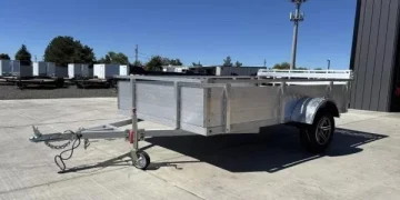 Aluminum Tandem Axle Application Trailer for Heavy Accountability Hauling and Lengthy Time period Price
