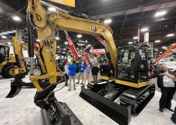 Cat debuts new 308CR mini excavator Cat debuts new 308CR mini excavator
