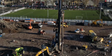 Piling in for Enniskillen recreational centre