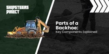 Portions of a Backhoe Loader
