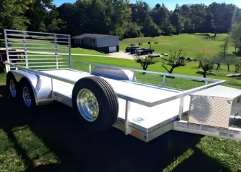 Aluminum Tilt Application Trailer Information for Simple Loading and Delivery