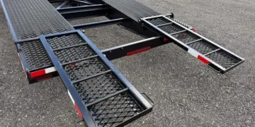 Moderate Width of a Automobile Trailer