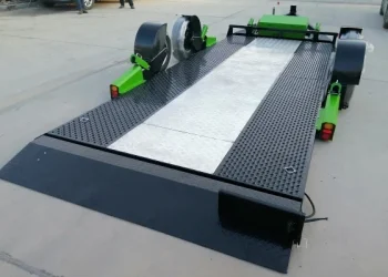 Hydraulic Drop Deck Automotive Trailer That Makes Loading Sooner and More secure