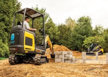 New electrical excavator, loader provides muscle with out the noise