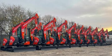 CW Plant Rent provides to Kubota Excavator Fleet