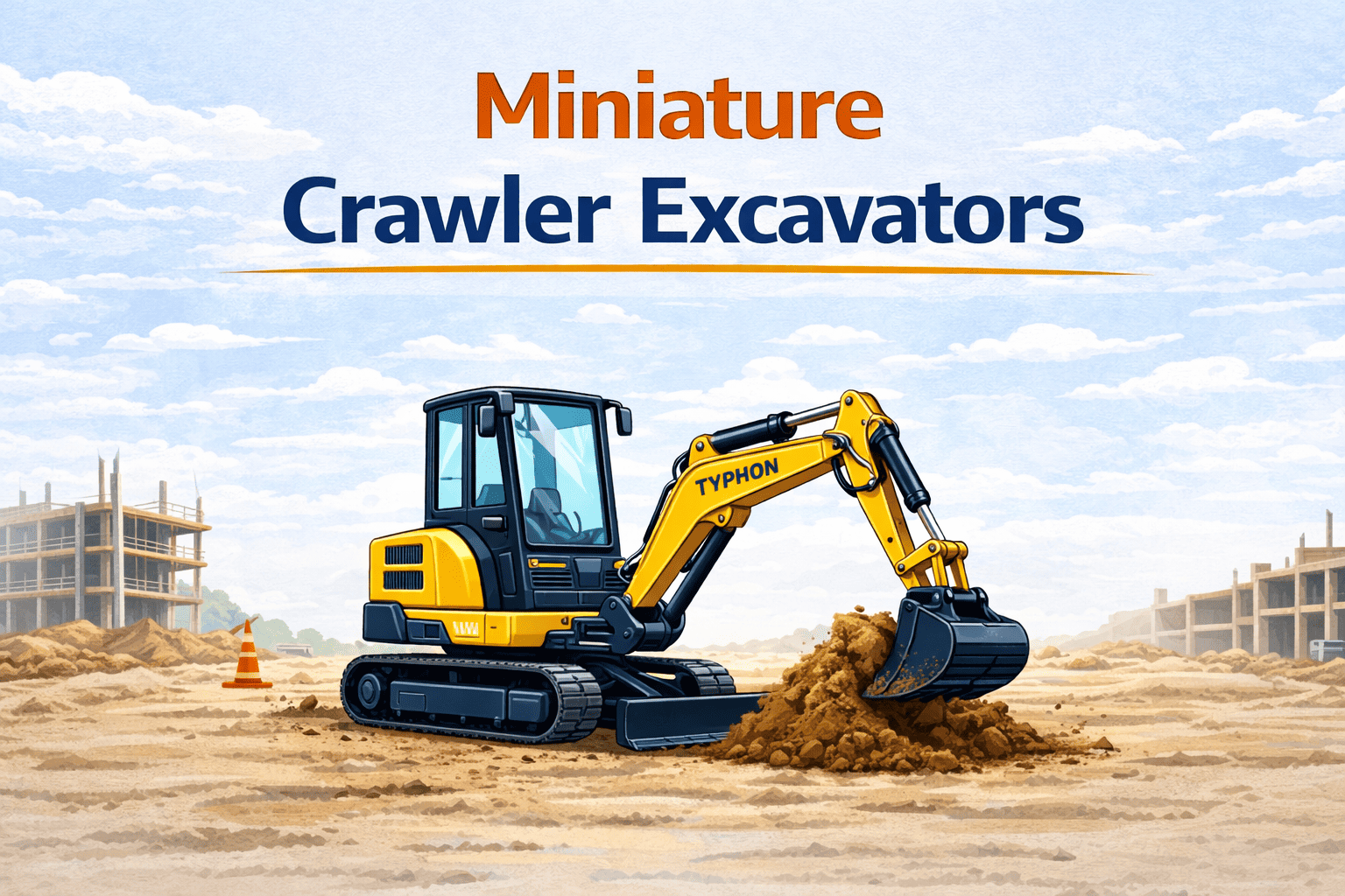 Miniature Crawler Excavators - Machinery Asia Miniature Crawler Excavators