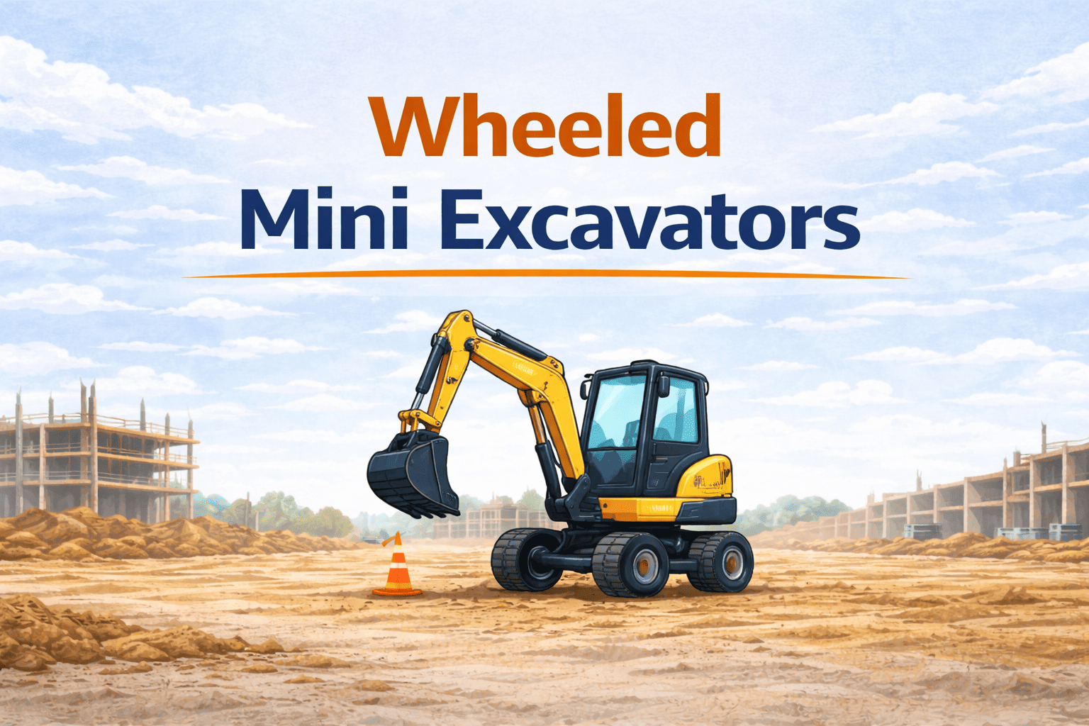 The Mini Excavator: The whole thing You Want To Know - Machinery Asia Wheeled Mini Excavators
