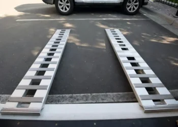 Automotive Ramps for a Trailer
