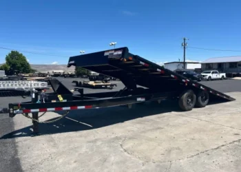Tilt Deck Over Gooseneck Trailer for Heavy Apparatus and Day by day Hauling