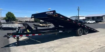 Tilt Deck Over Gooseneck Trailer for Heavy Apparatus and Day by day Hauling