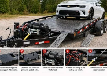 Learn how to Mount a Winch to a Automotive Trailer?