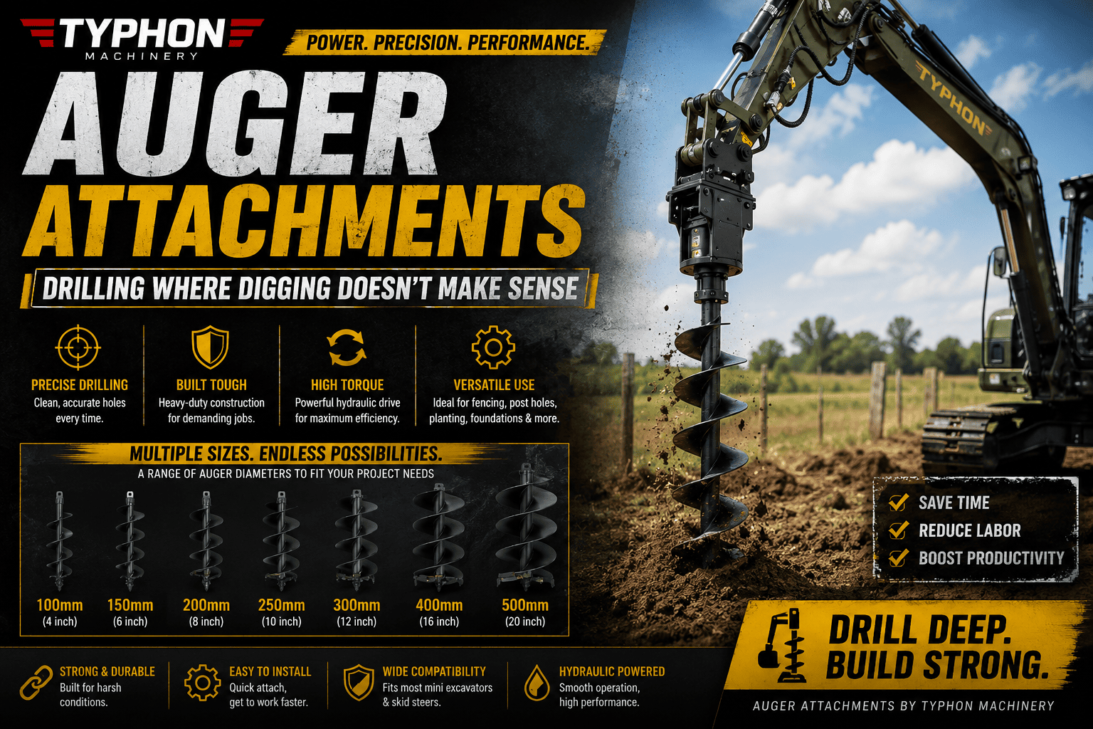 Efficiency and Cost-Effectiveness - Machinery Asia Auger Attachments