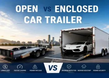 Which Open vs Enclosed Automobile Trailer Makes Sense for You