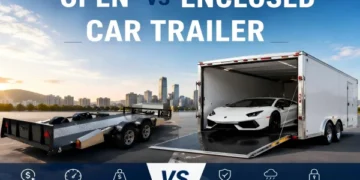 Which Open vs Enclosed Automobile Trailer Makes Sense for You