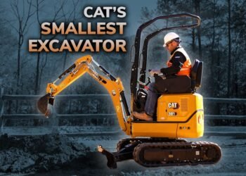 New Cat 301 CR Mini Excavator Shrinks to 29 Inches