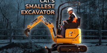 New Cat 301 CR Mini Excavator Shrinks to 29 Inches