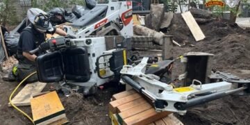 Technical Rescue – Overturned Excavator – Fireplace Division