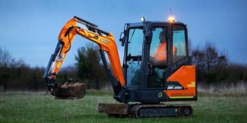 Develon launches 2.2t electrical mini digger