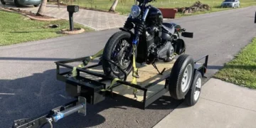Motorbike Tilt Trailer for Simple and More secure Motorbike Loading