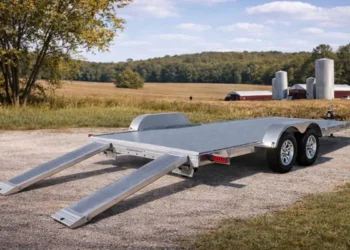 What Suits on an 18 Foot Aluminum Automobile Trailer Safely?