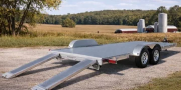 What Suits on an 18 Foot Aluminum Automobile Trailer Safely?