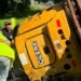 Mini-excavator roll over rescue by means of Rhea County first responders leads to scientific airlift