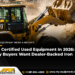CAT Qualified Used Apparatus In 2026: Why Consumers Need Broker-Sponsored Iron