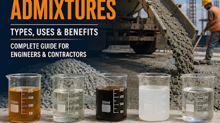 Varieties of Concrete Admixtures — Entire Information for Engineers and Contractors