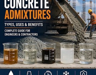 Varieties of Concrete Admixtures — Entire Information for Engineers and Contractors