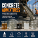 Varieties of Concrete Admixtures — Entire Information for Engineers and Contractors
