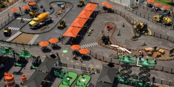 Simply outdoor Dallas, an enormous 2-acre structure theme park the place visitors can perform actual full-sized excavators opens this weekend