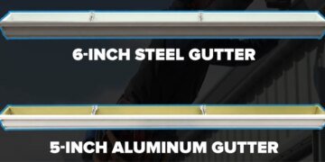 Aluminum vs. Metal Gutters for Pole Barns