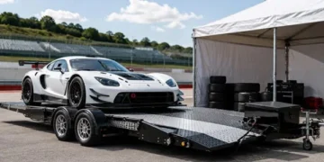 Customized Low Chassis Race Automobile Trailers