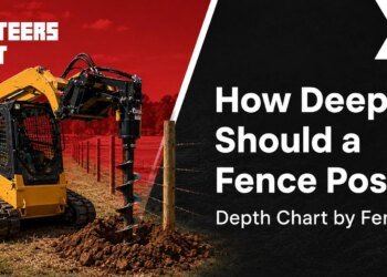 How Deep Must a Fence Submit Be? Intensity Chart by means of Fence Sort – Skid Steers Direct