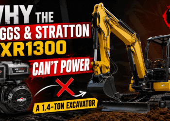 Why the Briggs & Stratton XR1300 Can’t Power a 1.4-Ton Excavator Why the Briggs & Stratton XR1300 Can’t Power a 1.4-Ton Excavator